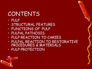 Pulp Protection Graphics pulp protection | PPT