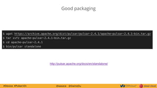 Pulsar 101 at devoxx | PPTX