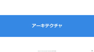 Copyright (C) 2017 Yahoo Japan Corporation. All Rights Reserved. 無断引用・転載禁止 36
アーキテクチャ
 