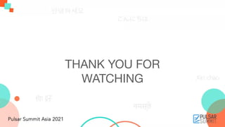 THANK YOU FOR
WATCHING
 