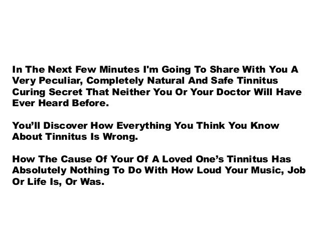 Secret Cure Ear Ringing Secret Cure Ear Ringing