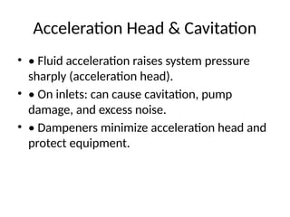 Pulsation_Dampeners_Summary key points from pumps and systems | PPTX