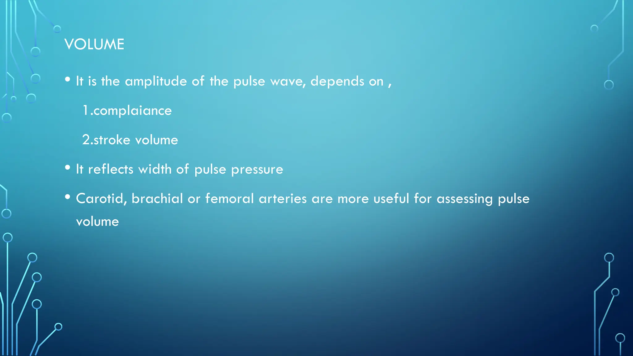 different types of pulse, normal physiology | PPTX