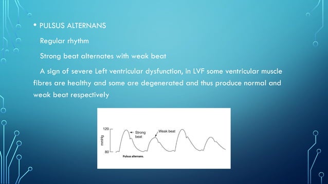 different types of pulse, normal physiology | PPTX