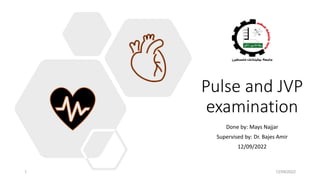 Pulse and JVP examination.pptx