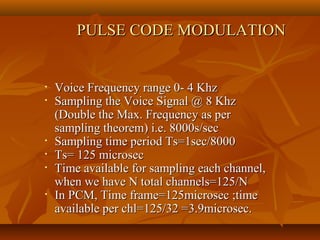 Pulse code modulation | PPT