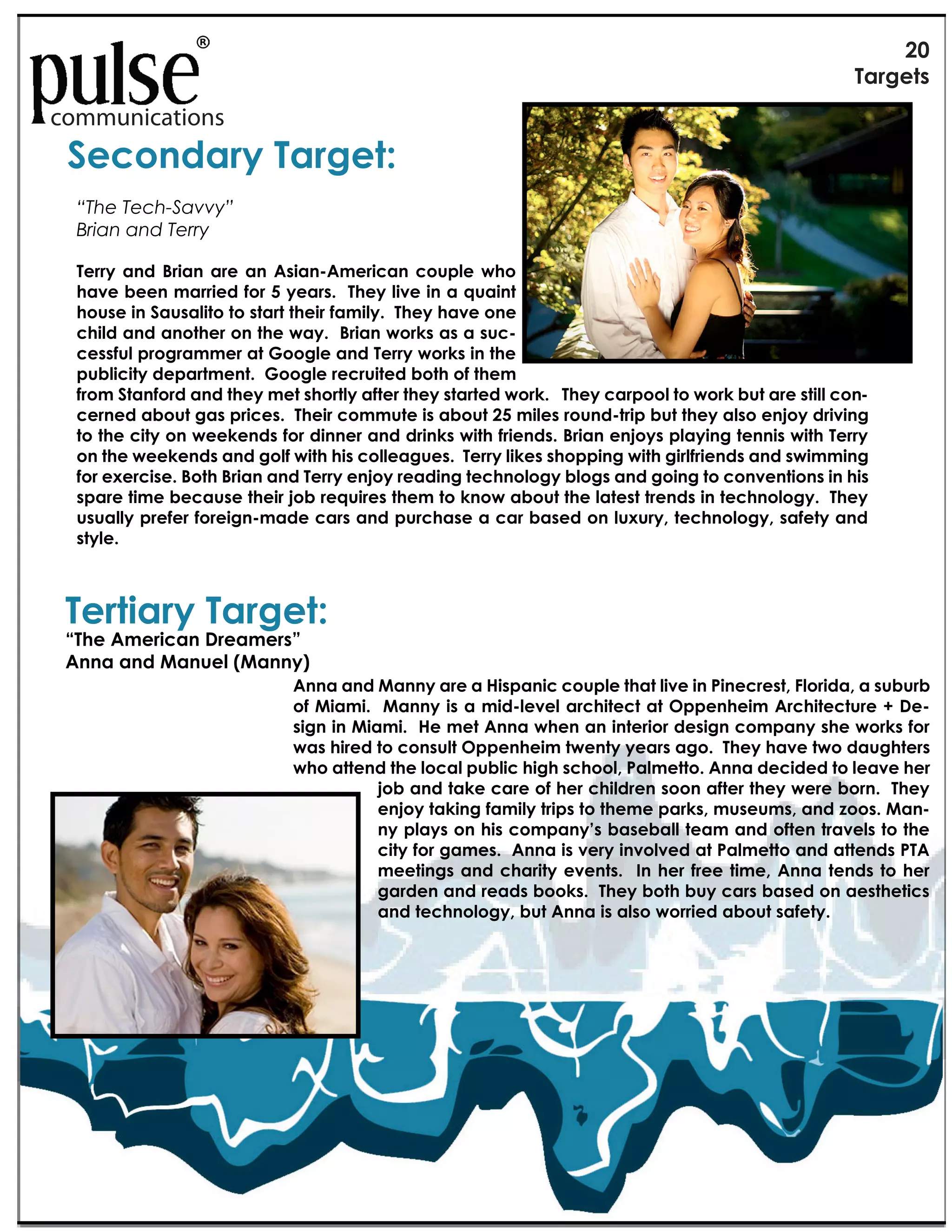 KE
                                                                                                          /'.;1-,
communications
 B1<$(5'.)"/'.;1-U
  KL%&#L&:%></''5N
  F(3/-#/-7#L&((5

  /1..)" '(5" H.+'(" '.1" '(" G,+'(9G%1.+<'(" <$8&31" 60$"
  0'21"411("%'..+15"7$."R")1'.,?""/01)"3+21"+("'"J8'+(-"
  0$8,1"+("B'8,'3+-$"-$",-'.-"-01+."7'%+3)?""/01)"0'21"$(1"
  <0+35"'(5"'($-01."$("-01"6')?""H.+'("6$.I,"',"'",8<9
  <1,,783"&.$;.'%%1."'-"=$$;31"'(5"/1..)"6$.I,"+("-01"
  &843+<+-)"51&'.-%1(-?""=$$;31".1<.8+-15"4$-0"$7"-01%"
  7.$%"B-'(7$.5"'(5"-01)"%1-",0$.-3)"'7-1."-01)",-'.-15"6$.I?"""/01)"<'.&$$3"-$"6$.I"48-"'.1",-+33"<$(9
  <1.(15"'4$8-";',"&.+<1,?""/01+."<$%%8-1"+,"'4$8-"KR"%+31,".$8(59-.+&"48-"-01)"'3,$"1(S$)"5.+2+(;"
  -$"-01"<+-)"$("611I1(5,"7$."5+((1."'(5"5.+(I,"6+-0"7.+1(5,?"H.+'("1(S$),"&3')+(;"-1((+,"6+-0"/1..)"
  $("-01"611I1(5,"'(5";$37"6+-0"0+,"<$331';81,?""/1..)"3+I1,",0$&&+(;"6+-0";+.37.+1(5,"'(5",6+%%+(;"
  7$."1Y1.<+,1?"H$-0"H.+'("'(5"/1..)"1(S$)".1'5+(;"-1<0($3$;)"43$;,"'(5";$+(;"-$"<$(21(-+$(,"+("0+,"
  ,&'.1"-+%1"41<'8,1"-01+."S$4".1J8+.1,"-01%"-$"I($6"'4$8-"-01"3'-1,-"-.1(5,"+("-1<0($3$;)?""/01)"
  8,8'33)"&.171."7$.1+;(9%'51"<'.,"'(5"&8.<0',1"'"<'."4',15"$("38Y8.)D"-1<0($3$;)D",'71-)"'(5"
  ,-)31?



 /1.-+'.)"/'.;1-U
 d/01"G%1.+<'("A.1'%1.,e
 G(('"'(5">'(813"g>'(()h
                             G(('"'(5">'(()"'.1"'"*+,&'(+<"<$8&31"-0'-"3+21"+("M+(1<.1,-D"V3$.+5'D"'",848.4"
                             #/'6*2%*4''62$$&'*8'2'%*1><!B!<'2+")*(!"('2('`33!$)!*%'@+")*(!"(7+!'['i!9
                             ,+;("+(">+'%+?""*1"%1-"G(('"601("'("+(-1.+$."51,+;("<$%&'()",01"6$.I,"7$."
                             6',"0+.15"-$"<$(,83-"L&&1(01+%"-61(-)")1'.,"';$?""/01)"0'21"-6$"5'8;0-1.,"
                             60$"'--1(5"-01"3$<'3"&843+<"0+;0",<0$$3D"M'3%1--$?"G(('"51<+515"-$"31'21"01."
                                        S$4"'(5"-'I1"<'.1"$7"01."<0+35.1(",$$("'7-1."-01)"61.1"4$.(?""/01)"
                                        1(S$)"-'I+(;"7'%+3)"-.+&,"-$"-01%1"&'.I,D"%8,18%,D"'(5"$$,?">'(9
                                        ()"&3'),"$("0+,"<$%&'()Z,"4',14'33"-1'%"'(5"$7-1("-.'213,"-$"-01"
                                        <+-)"7$.";'%1,?""G(('"+,"21.)"+(2$3215"'-"M'3%1--$"'(5"'--1(5,"M/G"
                                        %11-+(;," '(5" <0'.+-)" 121(-,?" " N(" 01." 7.11" -+%1D" G(('" -1(5," -$" 01."
                                        ;'.51("'(5".1'5,"4$$I,?""/01)"4$-0"48)"<'.,"4',15"$("'1,-01-+<,"
                                        '(5"-1<0($3$;)D"48-"G(('"+,"'3,$"6$..+15"'4$8-",'71-)?
 