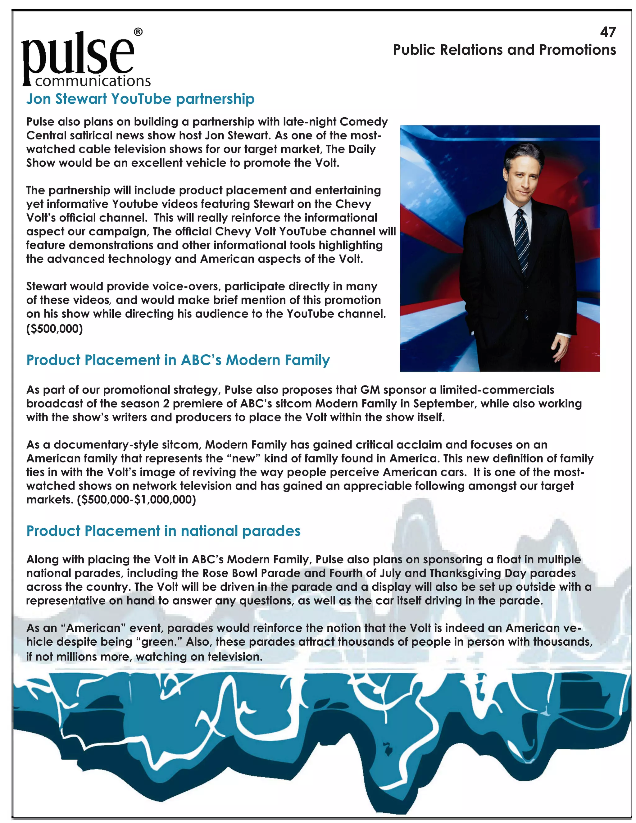 QP
                                                                     M843+<"f13'-+$(,"'(5"M.$%$-+$(,

 communications
W$("B-16'.-"^$8/841"&'.-(1.,0+&
M83,1"'3,$"&3'(,"$("48+35+(;"'"&'.-(1.,0+&"6+-0"3'-19(+;0-"#$%15)"
#1(-.'3",'-+.+<'3"(16,",0$6"0$,-"W$("B-16'.-?"G,"$(1"$7"-01"%$,-9
6'-<015"<'431"-1312+,+$(",0$6,"7$."$8."-'.;1-"%'.I1-D"/01"A'+3)"
B0$6"6$835"41"'("1Y<1331(-"210+<31"-$"&.$%$-1"-01"X$3-?

/01"&'.-(1.,0+&"6+33"+(<3851"&.$58<-"&3'<1%1(-"'(5"1(-1.-'+(+(;"
)1-"+(7$.%'-+21"^$8-841"2+51$,"71'-8.+(;"B-16'.-"$("-01"#012)"
M#<(N8'#/0"*2<'")2$$!<4''C)*8'=*<<'+!2<<&'+!*$/#+"!'()!'*$/#+%2(*#$2<'
283!"('#7+'"2%32*-$.'C)!'#/0"*2<'X)!B&'M#<('g#7C7,!'")2$$!<'=*<<'
71'-8.1"51%$(,-.'-+$(,"'(5"$-01."+(7$.%'-+$('3"-$$3,"0+;03+;0-+(;"
-01"'52'(<15"-1<0($3$;)"'(5"G%1.+<'("',&1<-,"$7"-01"X$3-?"

B-16'.-"6$835"&.$2+51"2$+<19$21.,D"&'.-+<+&'-1"5+.1<-3)"+("%'()"
$7"-01,1"2+51$,4#'(5"6$835"%'I1"4.+17"%1(-+$("$7"-0+,"&.$%$-+$("
$("0+,",0$6"60+31"5+.1<-+(;"0+,"'85+1(<1"-$"-01"^$8/841"<0'((13?"
gOREEDEEEh

M.$58<-"M3'<1%1(-"+("GH#Z,">$51.("V'%+3)
G,"&'.-"$7"$8."&.$%$-+$('3",-.'-1;)D"M83,1"'3,$"&.$&$,1,"-0'-"=>",&$(,$."'"3+%+-159<$%%1.<+'3,"
4.$'5<',-"$7"-01",1',$("K"&.1%+1.1"$7"GH#Z,",+-<$%">$51.("V'%+3)"+("B1&-1%41.D"60+31"'3,$"6$.I+(;"
6+-0"-01",0$6Z,"6.+-1.,"'(5"&.$58<1.,"-$"&3'<1"-01"X$3-"6+-0+("-01",0$6"+-,137?

G,"'"5$<8%1(-'.)9,-)31",+-<$%D">$51.("V'%+3)"0',";'+(15"<.+-+<'3"'<<3'+%"'(5"7$<8,1,"$("'("
@%!+*"2$'/2%*<&'()2('+!3+!8!$(8'()!'^$!=_'F*$1'#/'/2%*<&'/#7$1'*$'@%!+*"24'C)*8'$!='1!0$*(*#$'#/'/2%*<&'
-+1,"+("6+-0"-01"X$3-Z,"+%';1"$7".12+2+(;"-01"6')"&1$&31"&1.<1+21"G%1.+<'("<'.,?""N-"+,"$(1"$7"-01"%$,-9
6'-<015",0$6,"$("(1-6$.I"-1312+,+$("'(5"0',";'+(15"'("'&&.1<+'431"7$33$6+(;"'%$(;,-"$8."-'.;1-"
%'.I1-,?"gOREEDEEE9O!DEEEDEEEh"

M.$58<-"M3'<1%1(-"+("('-+$('3"&'.'51,
@<#$-'=*()'3<2"*$-'()!'M#<('*$'@hXN8'6#1!+$'T2%*<&.'D7<8!'2<8#'3<2$8'#$'83#$8#+*$-'2'H#2('*$'%7<(*3<!'
('-+$('3"&'.'51,D"+(<385+(;"-01"f$,1"H$63"M'.'51"'(5"V$8.-0"$7"W83)"'(5"/0'(I,;+2+(;"A')"&'.'51,"
'<.$,,"-01"<$8(-.)?"/01"X$3-"6+33"41"5.+21("+("-01"&'.'51"'(5"'"5+,&3')"6+33"'3,$"41",1-"8&"$8-,+51"6+-0"'"
.1&.1,1(-'-+21"$("0'(5"-$"'(,61."'()"J81,-+$(,D"',"6133"',"-01"<'."+-,137"5.+2+(;"+("-01"&'.'51?

G,"'("dG%1.+<'(e"121(-D"&'.'51,"6$835".1+(7$.<1"-01"($-+$("-0'-"-01"X$3-"+,"+(5115"'("G%1.+<'("219
0+<31"51,&+-1"41+(;"d;.11(?e"G3,$D"-01,1"&'.'51,"'--.'<-"-0$8,'(5,"$7"&1$&31"+("&1.,$("6+-0"-0$8,'(5,D"
+7"($-"%+33+$(,"%$.1D"6'-<0+(;"$("-1312+,+$(?"
 