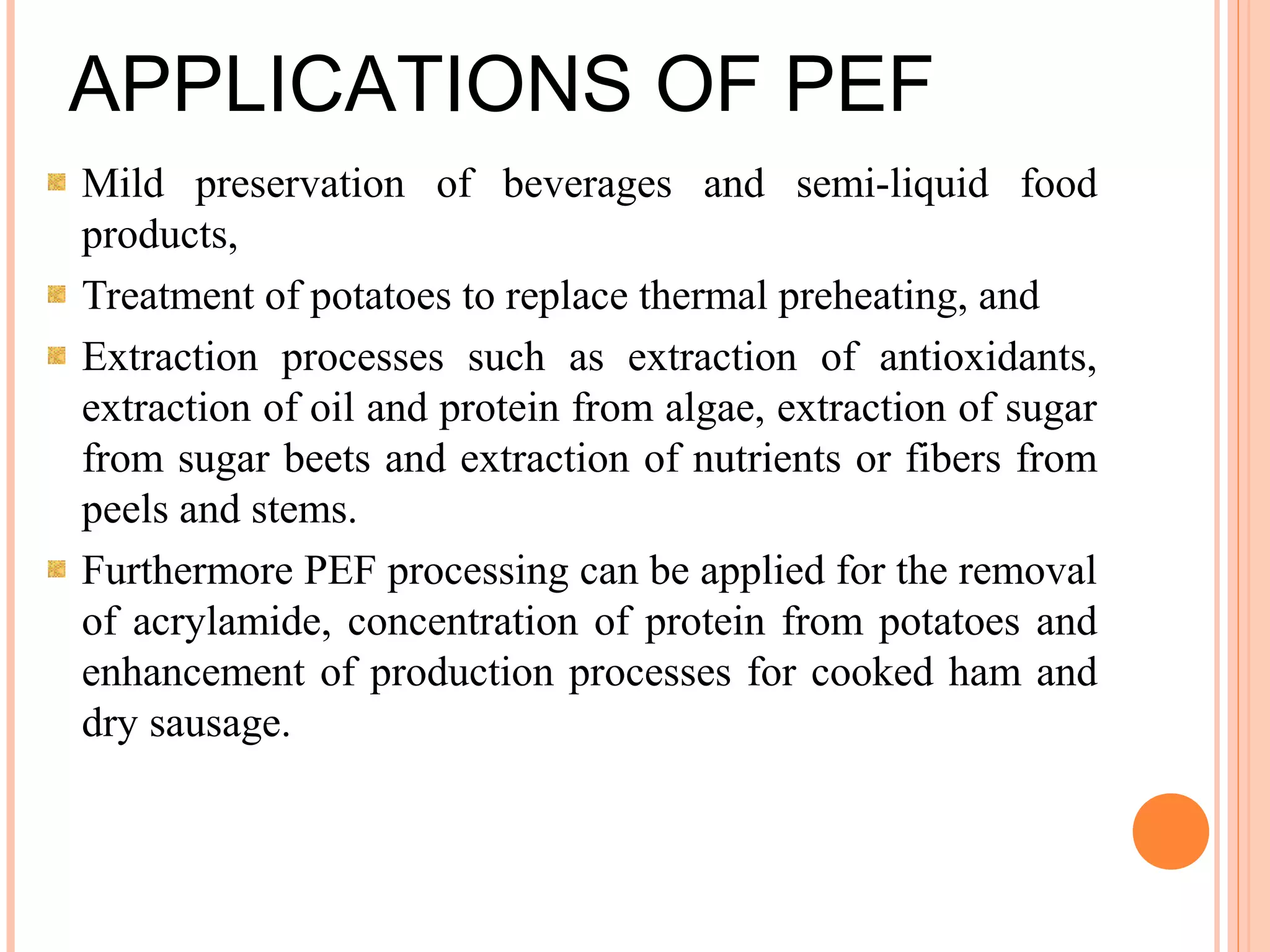 Pulsed Electric Field | PPT