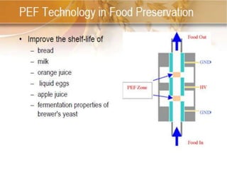 Pef Process Pulsed Electric Field Processing of Food | PPTX