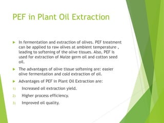 Pulse Electric Field - PEF | PPTX