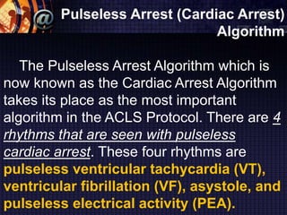 Pulseless Algorithm