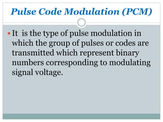 Pulse modulation | PPT