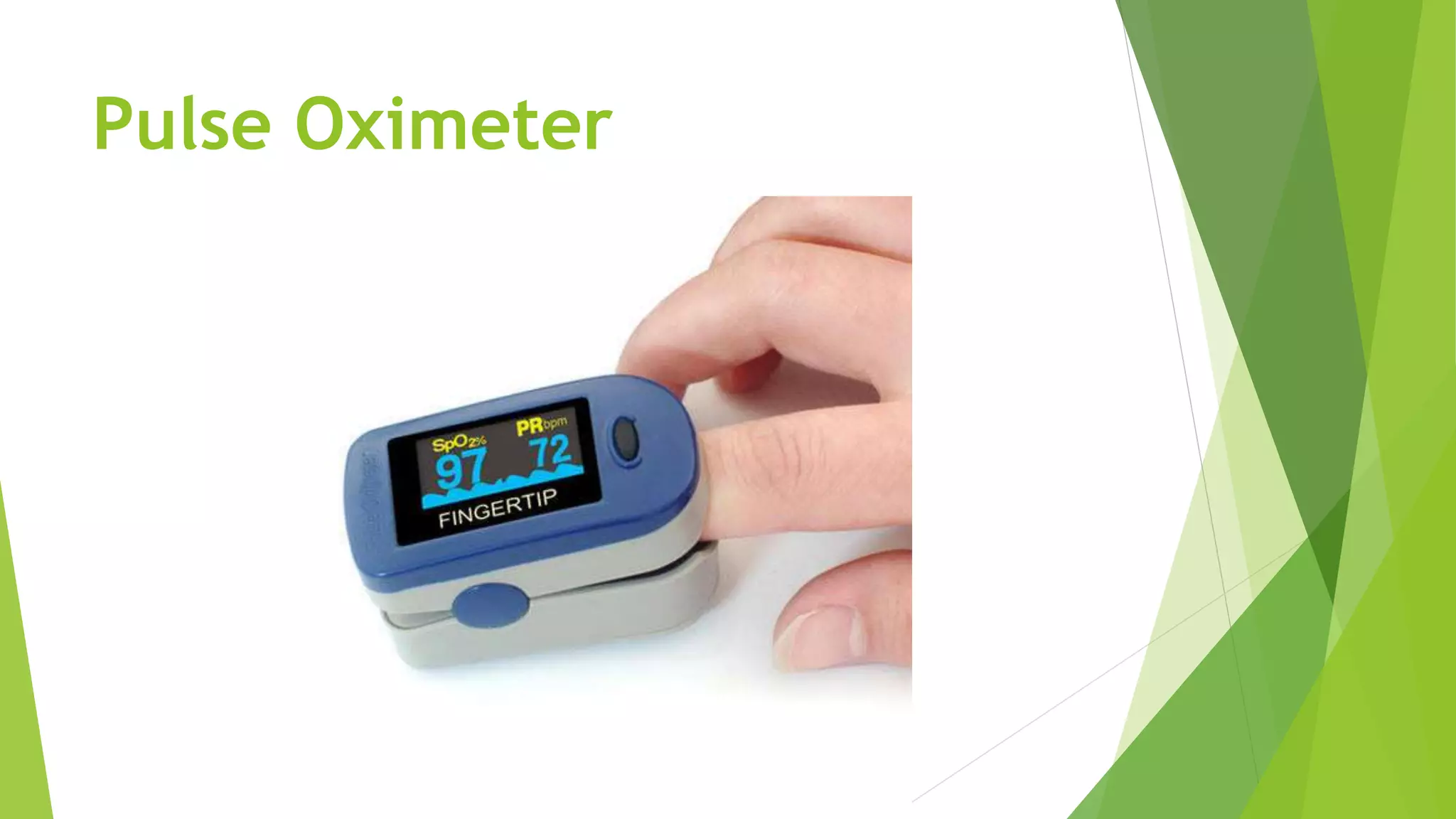 Pulse Oximeter
 
