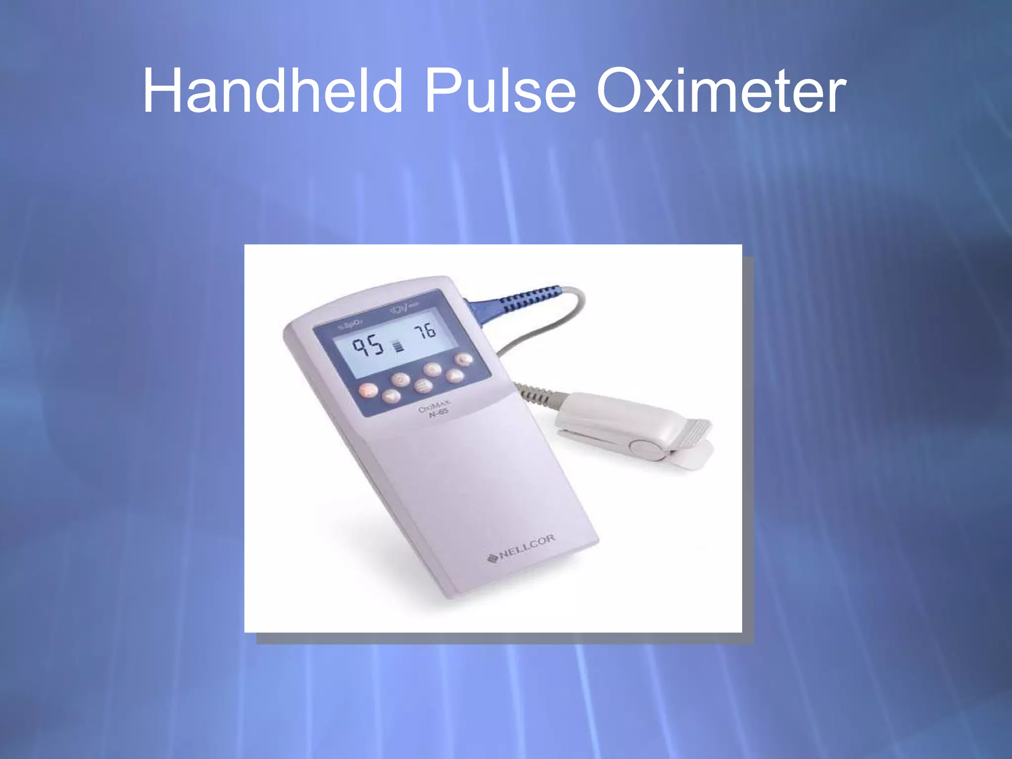 Handheld Pulse Oximeter 
