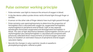 PULSE OXIMETRY.pptx CVP Hb Cost effective | PPTX