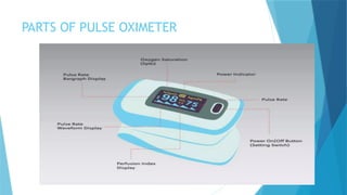 PARTS OF PULSE OXIMETER
 