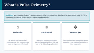Respiratory monitoring by pulse oximeter under anesthesia | PPTX