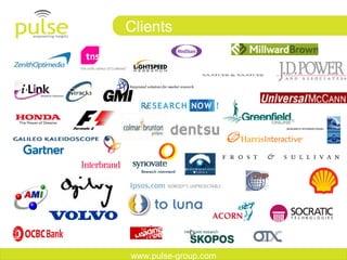Clients




www.pulse-group.com
 