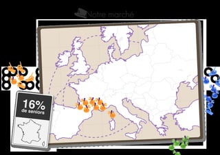 Notre marché
16%de seniors
 