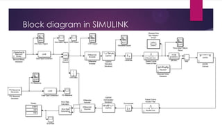 Block diagram in SIMULINK

 