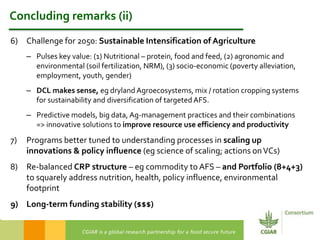 2016 International Conference on Pulses – Concluding remarks