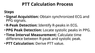 How To Measure Ptp Chart.pdf Pulse Transit Time Calculation using ECG and PPG-1-.pptx