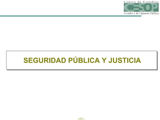 SEGURIDAD PÚBLICA Y JUSTICIA 