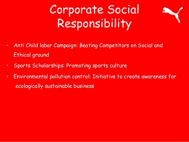 puma corporate social responsibility