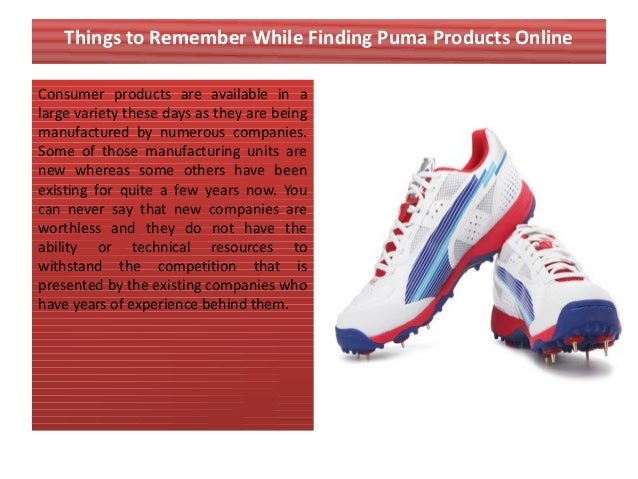puma shoes manufacturing