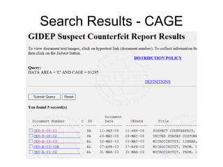 Search Results - CAGE
 