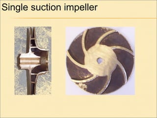 Single suction impeller
 