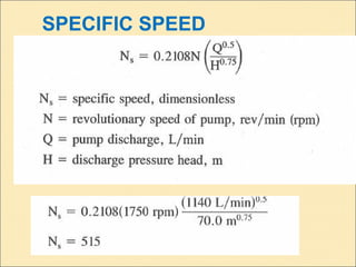 SPECIFIC SPEED
 