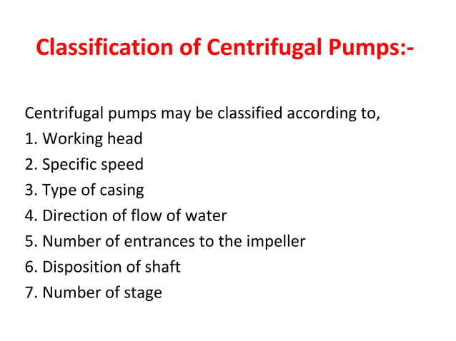 Basics Fundamentals and working Principle of Centrifugal Pump. | PPT ...