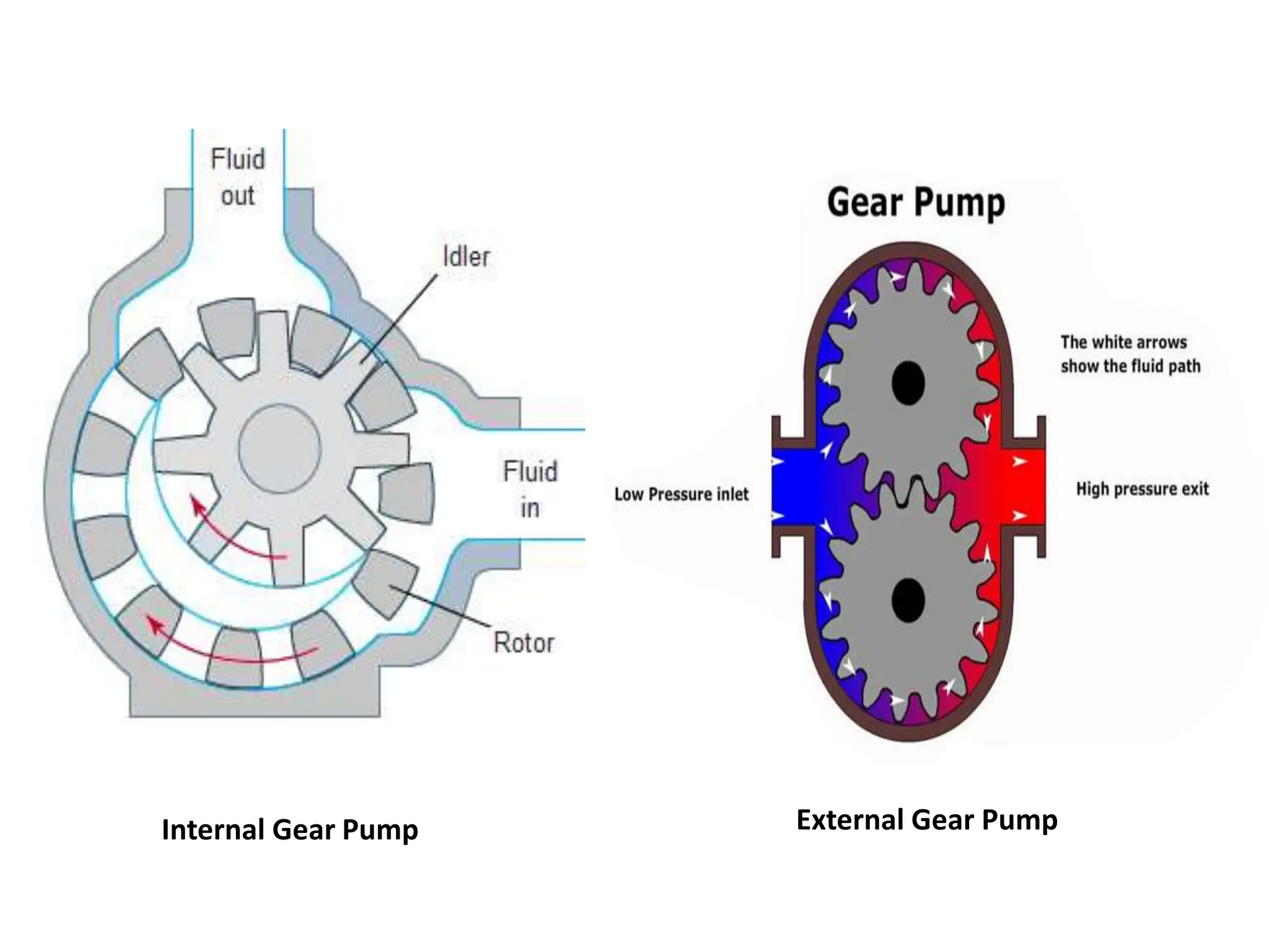 External Gear Pump
Internal Gear Pump
 