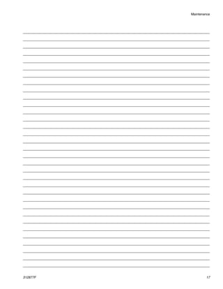 Maintenance
312877F 17
 
