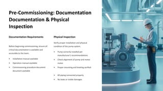 Pump Commissioning Checklist with eAuditor Audits and inspection | PDF