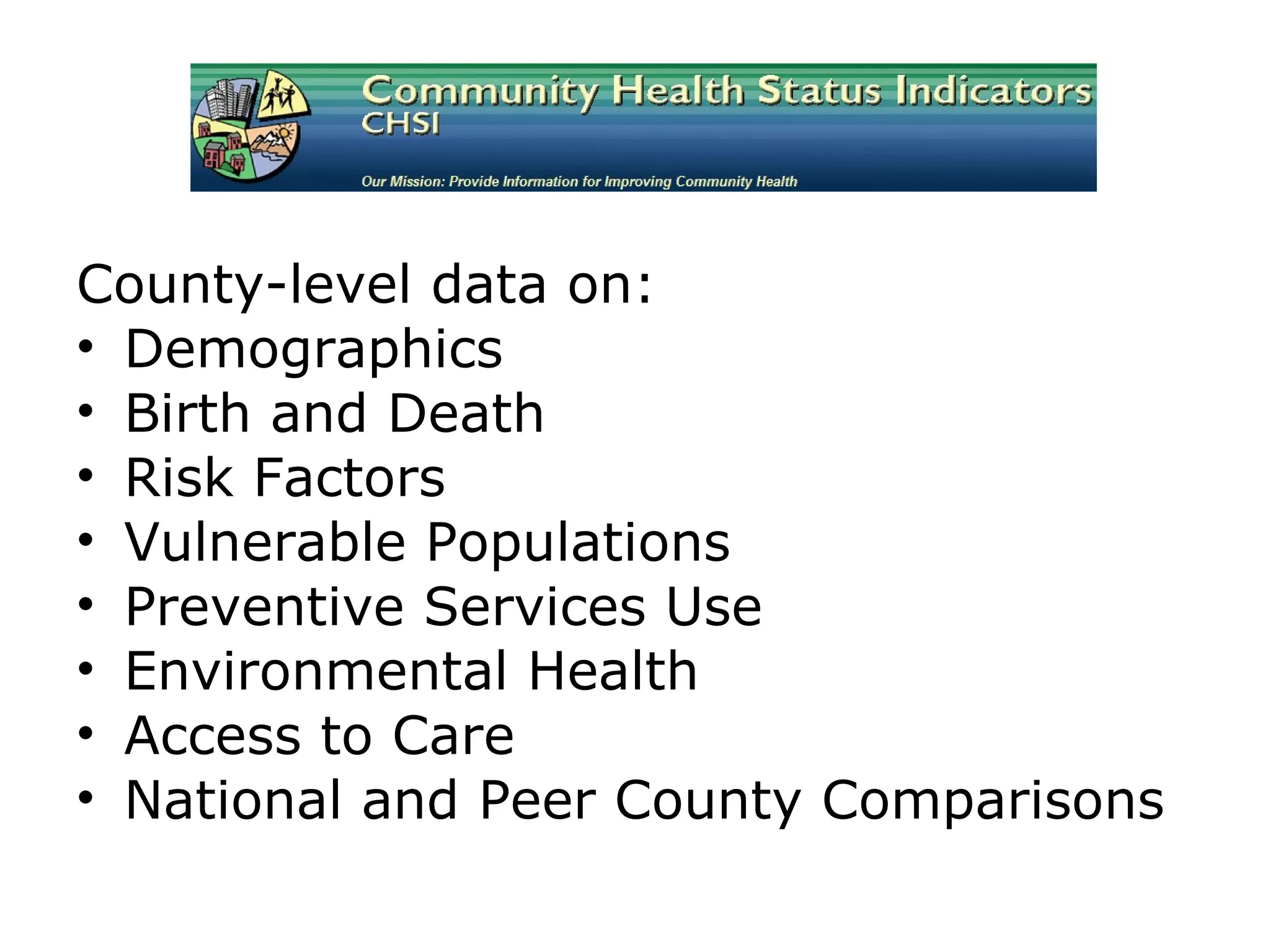 Environmental Health Resources http://sis.nlm.nih.gov/enviro.html
