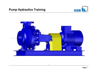 Page 1
Pump Hydraulics Training
 