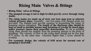 Pumped Rising Main Pumping Stations | PPTX