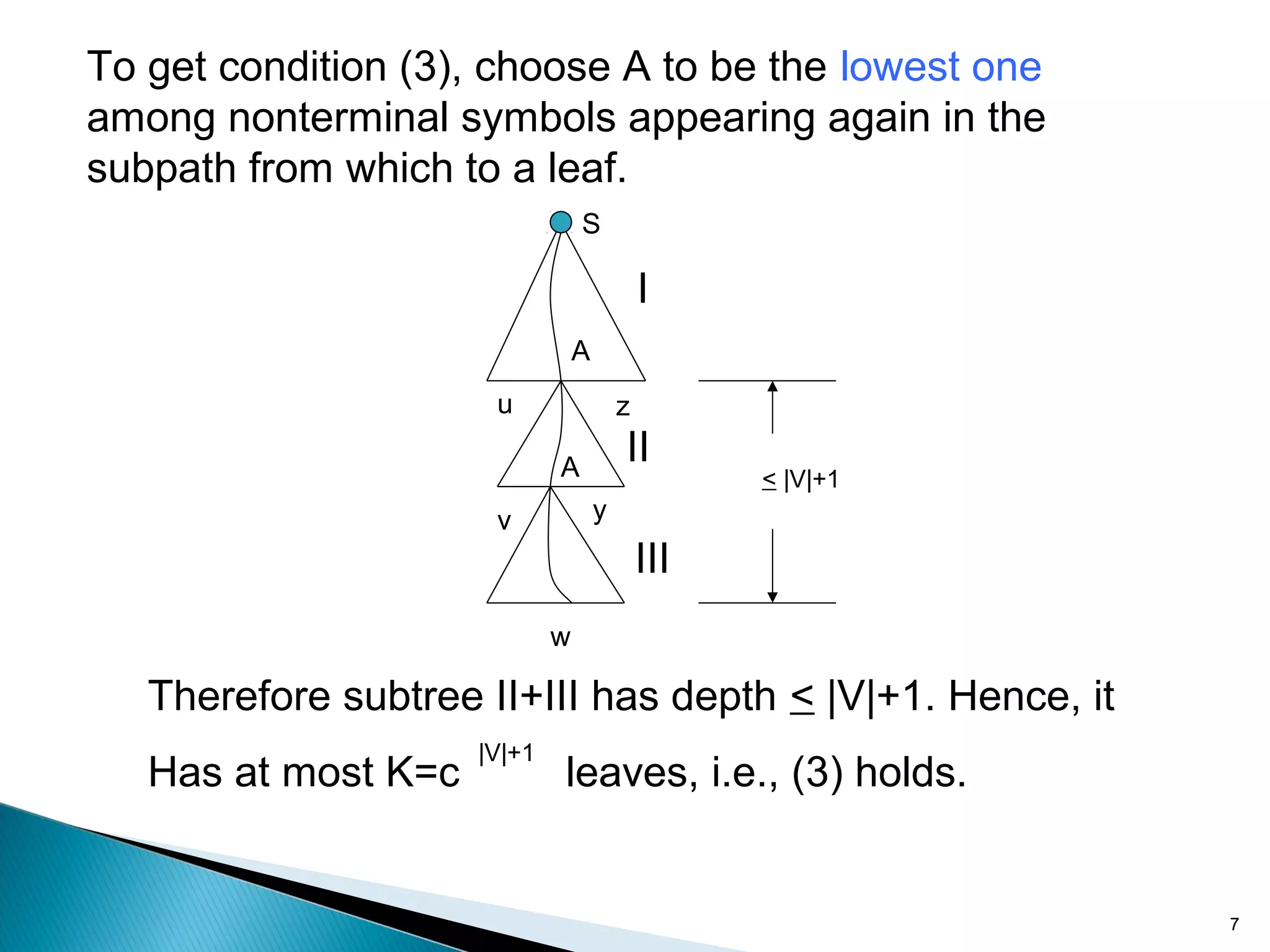 Pumping lemma for cfg ppt programming languages computing