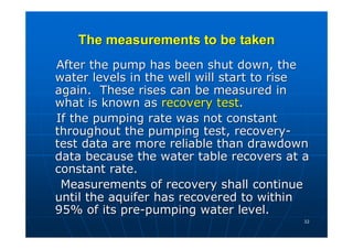 Pumping test | PDF
