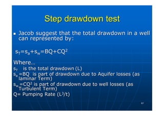 Pumping test | PDF