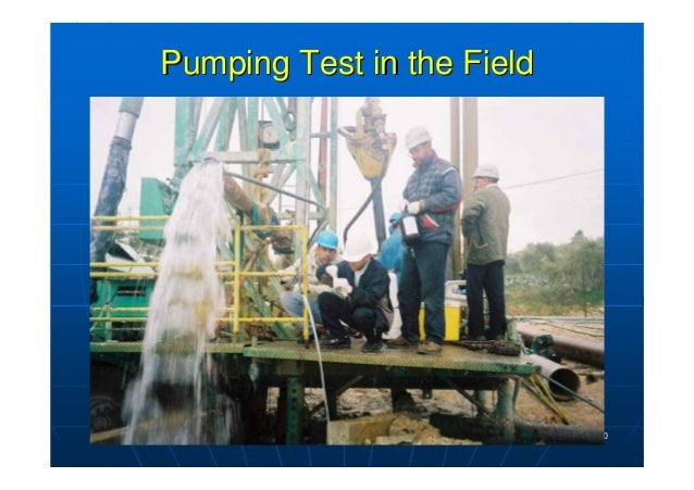 Designing Pumping Tests For Geotechnical Investigations – GCCDW