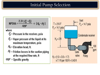 Initial Pump Selection
 