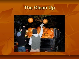 The Clean Up
 