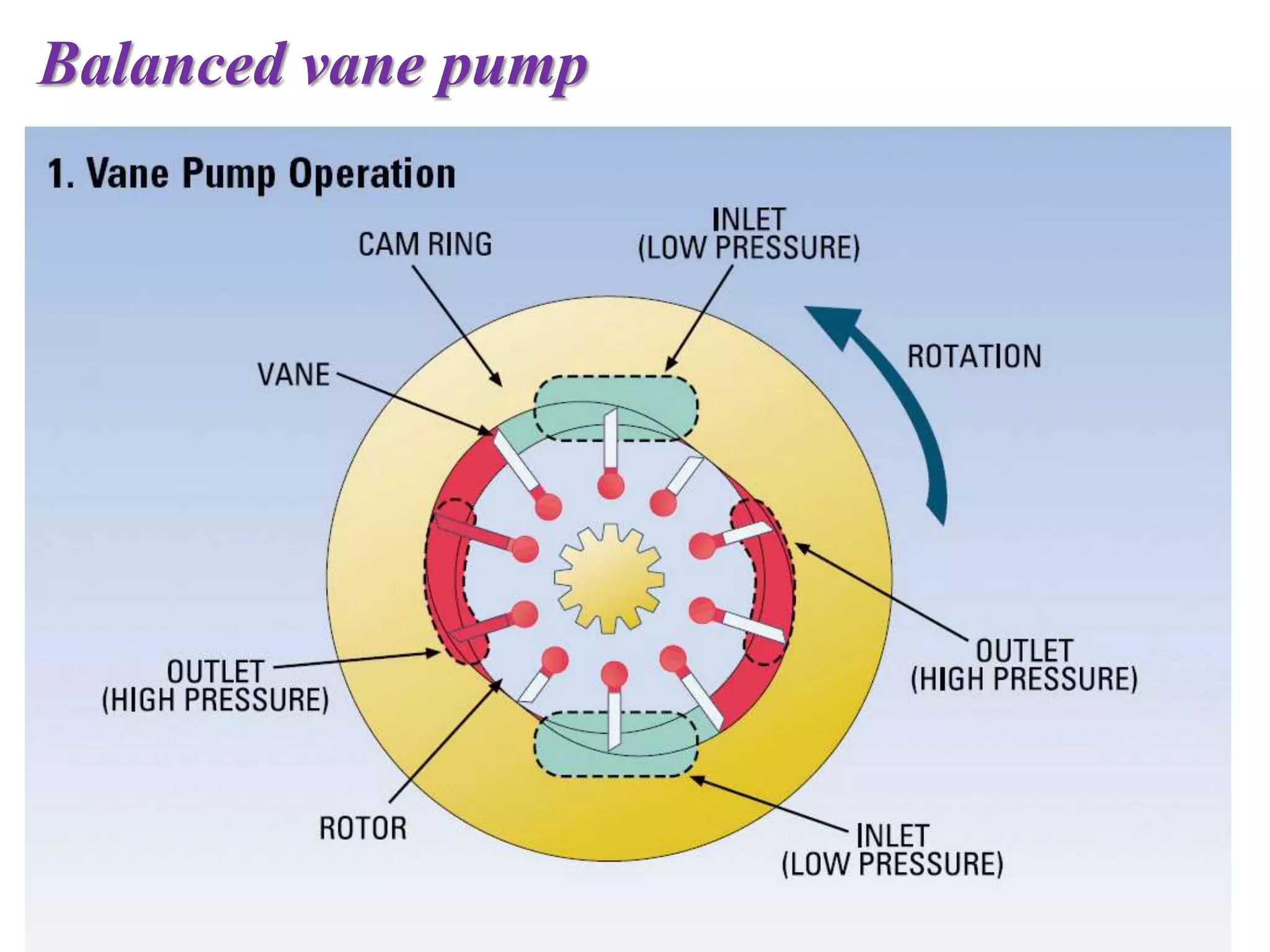 Balanced vane pump
 