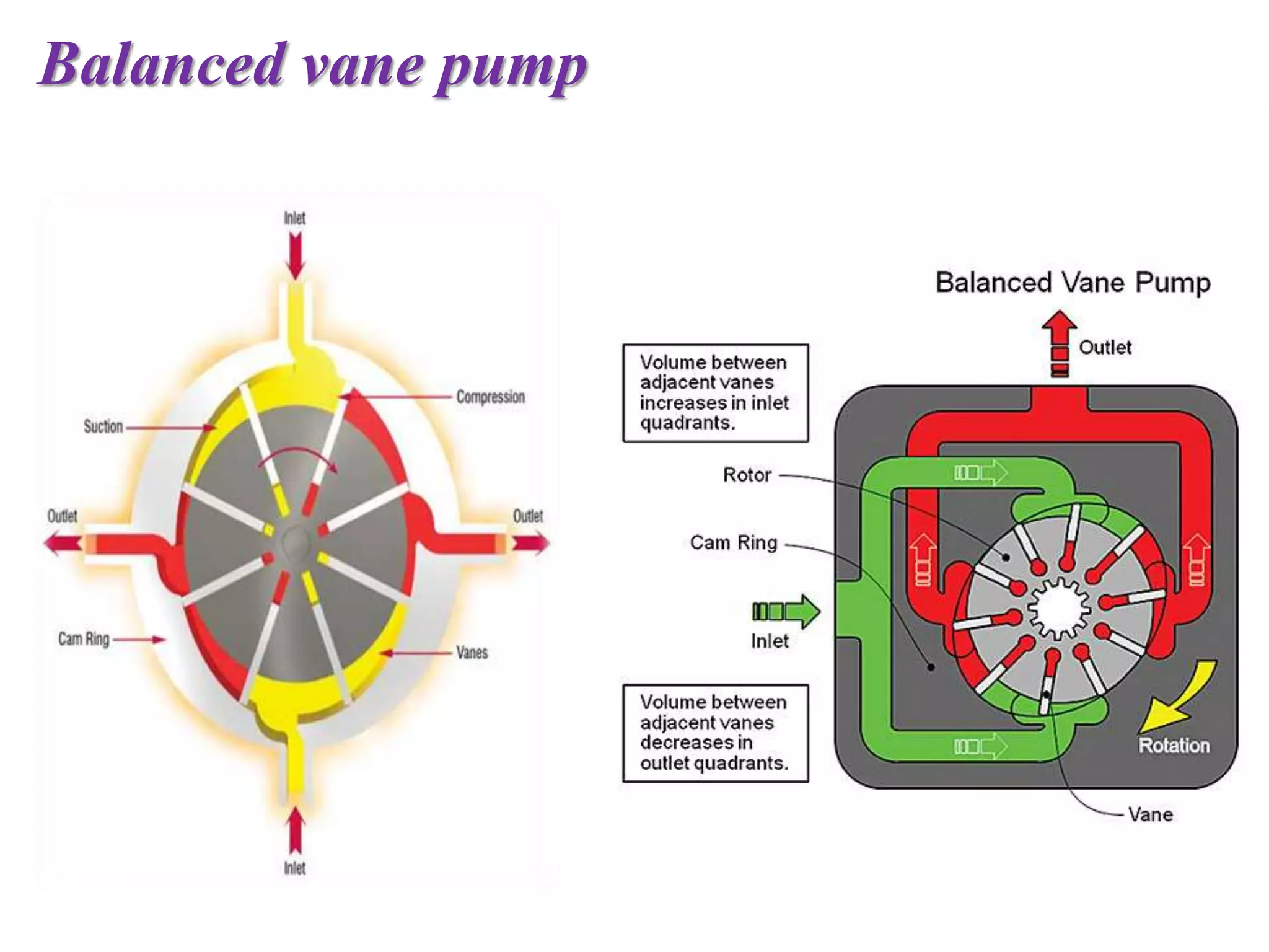 Balanced vane pump
 