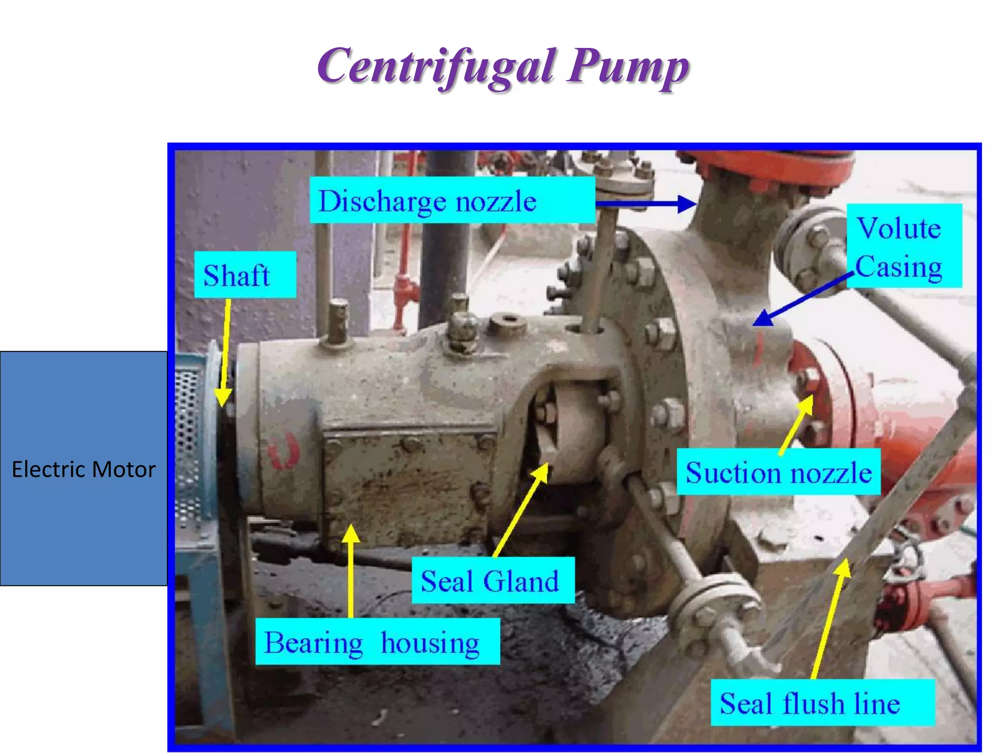 Centrifugal Pump
Electric Motor
 