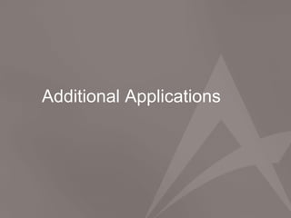 Additional Applications
 